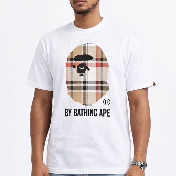 🔥 BAPE x BURBERRY COLLAB T-SHIRT 🔥